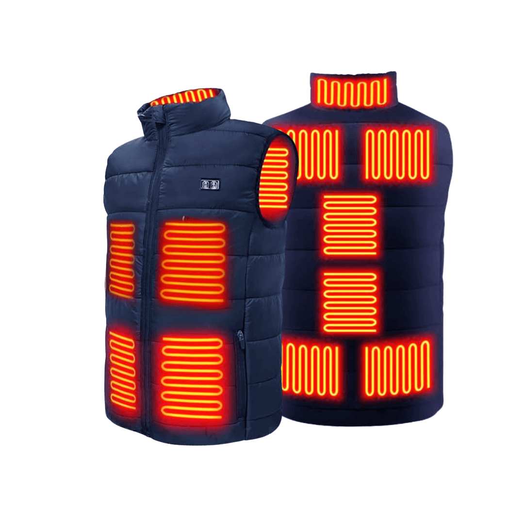 Alpenwarm HeatVest Pro - Heated Vest with 9 Heating Zones, USB Powered
