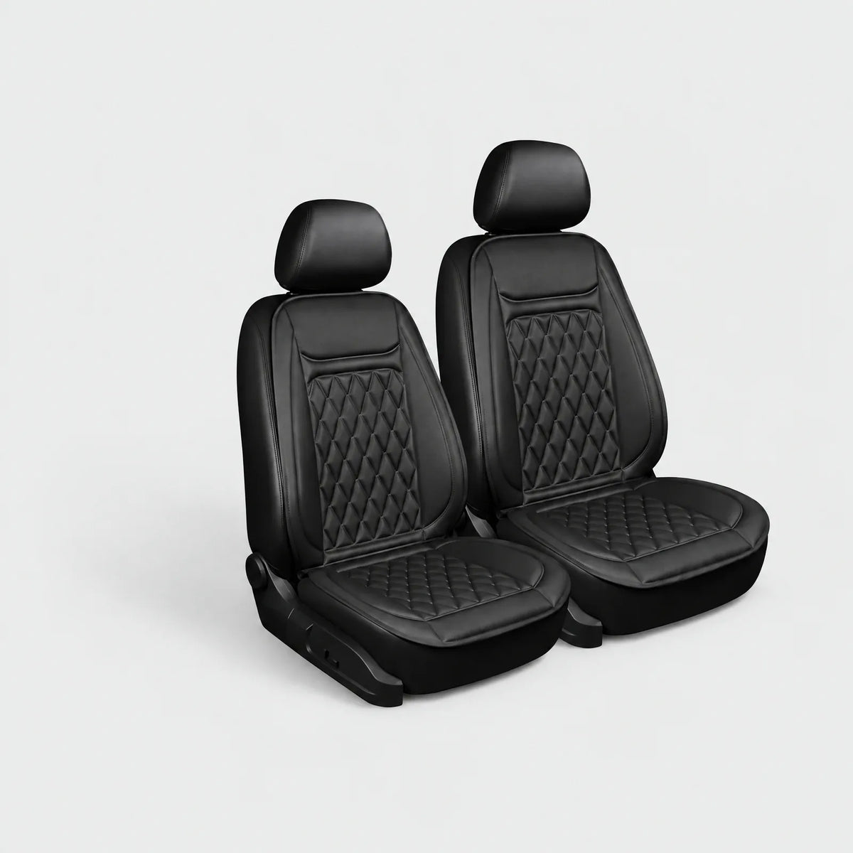 Two heated seat covers on the driver and passenger seats