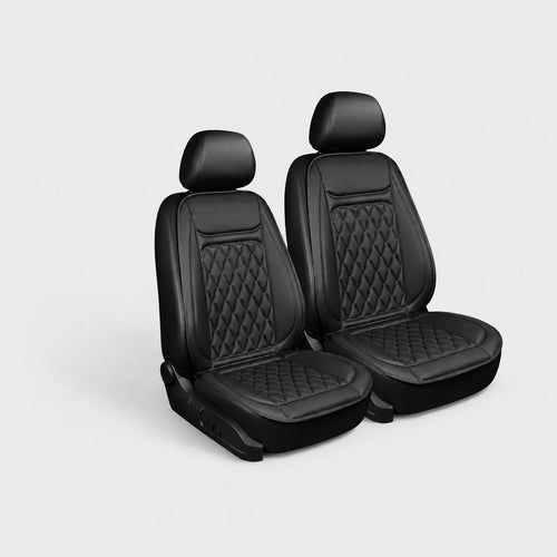 Two heated seat covers on the driver and passenger seats